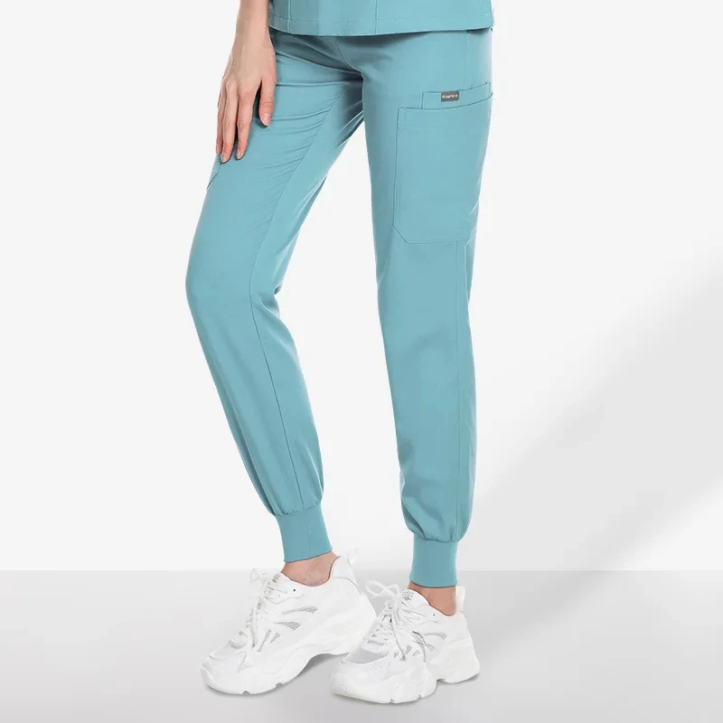 

Unisex Scrubs Pants for Women Joggers Pants Wholesale Men Hospital Doctor Nursing Uniform Solid Color Surgical Workwear Pants