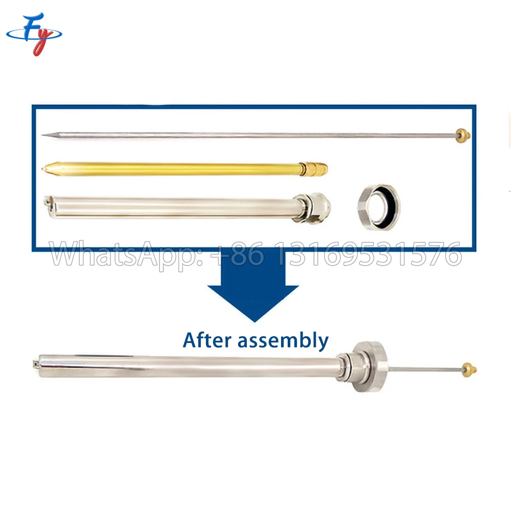 FY 90/150/180mm spray gun inner coating extended nozzle automatic spray gun WA-101 inner coating automatic gun painting machine 4