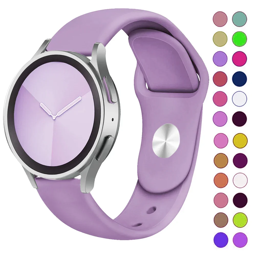 Sporty Silicone Watch Strap - 20mm/22mm Adjustable Band