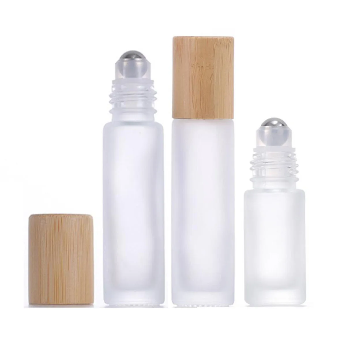 Perfume Bottle 12X 24X 5ML 10ML Glass Essential Oil Roll On Bottles Natural Bamboo Wood Lid Perfume Vials Steel Roller Ball Refillable Portable perfume bottle,perfume atomizer,mini perfume bottle,perfume refill bottle,mini perfume atomizer,refillable bottle,refillable empty bottle,refillable cosmetic bottle,refillable perfume bottle,cosmetic bottle