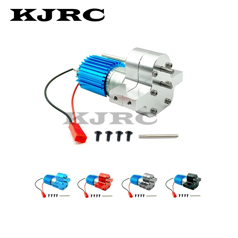 

Metal 370 Motor Gearbox Gear Box for WPL C14 C24 B24 B36 MN D90 D99 MN99S RC Car Upgrades Parts Accessories