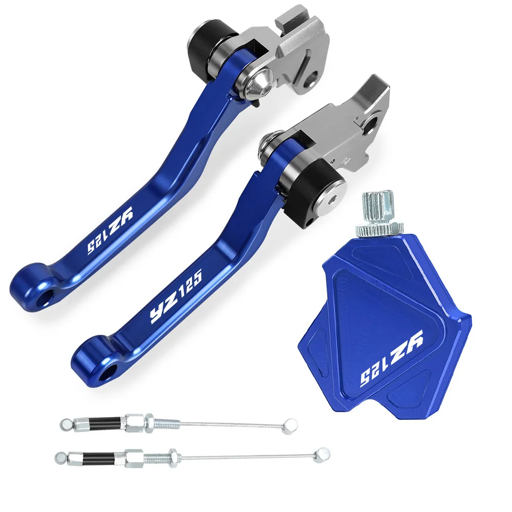 

For YAMAHA YZ125 1989 1990 1991 1992 1993 1994 1995 Foldable Brake Clutch Levers Dirt Bike Stunt Clutch Easy Pull Cable System