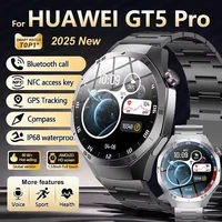 New Original  GT5 Pro Smart Watch Men HD AMOLED Screen GPS Motion Trajectory Heart Rate Bluetooth Call 1.52" SmartWatch IP68+box