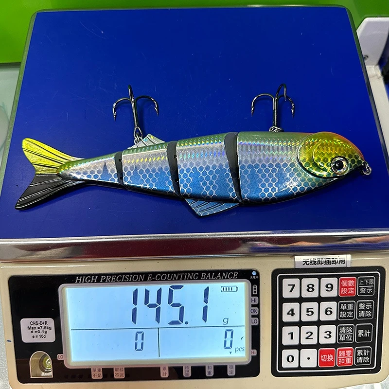 Huge Fishing Lure 25cm/9.84in 145g Multi Section Bait 4-Segment Perfect  Fishing Tackle For Maximum Fishing Catch