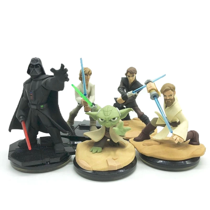Figuras genuinas de Disney Infinity Game Stare Wars, modelo Luke Yoda Grievous, Decoración de mesa, colección, regalo de cumpleaños| | - AliExpress