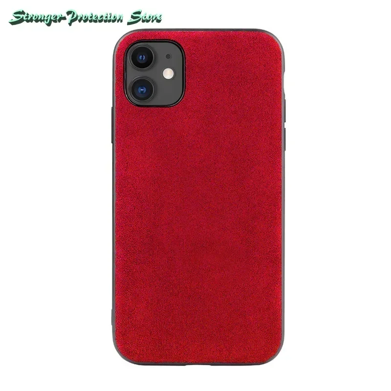 Italian Alcantara Luxury Business Phone Case - Premium Artificial Leather