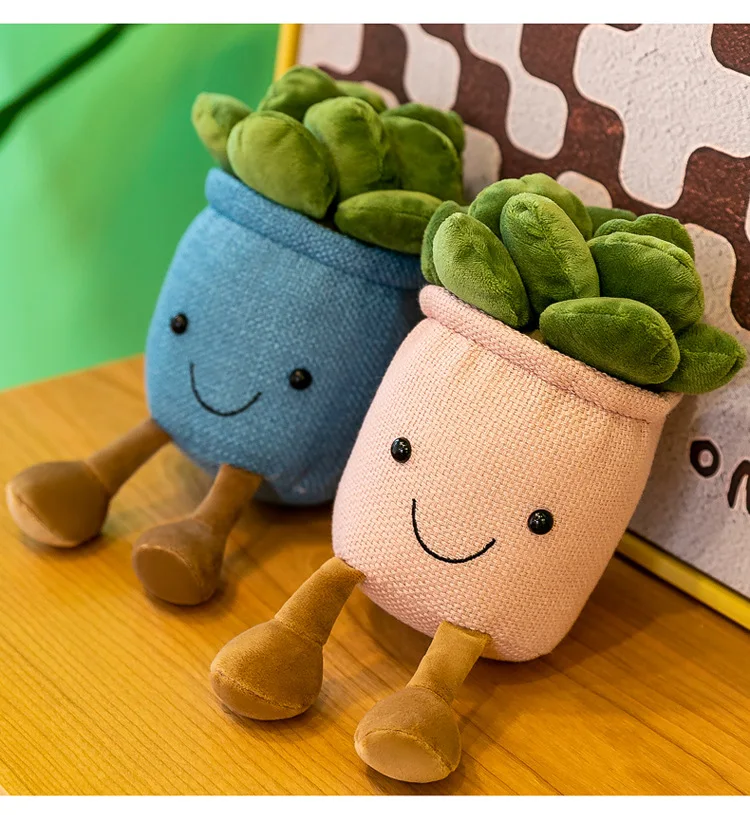 할로윈 크리스마스 창의적인 시뮬레이션 식물 다육 식물 인형 장식품 잡아주는 기계 봉제 인형 홈 액세서리