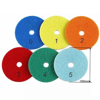Dry Polishing Pad for Marble Granite Ceramic Stone Angle Grinders Diameter 100mm 4inch