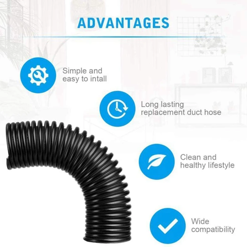 2 Pcs Lower Duct Repair Hose For Shark NV800 NV801 HV300 HV322 HV320 NV680 NV680UK NV680UKT Vacuum Cleaner Head