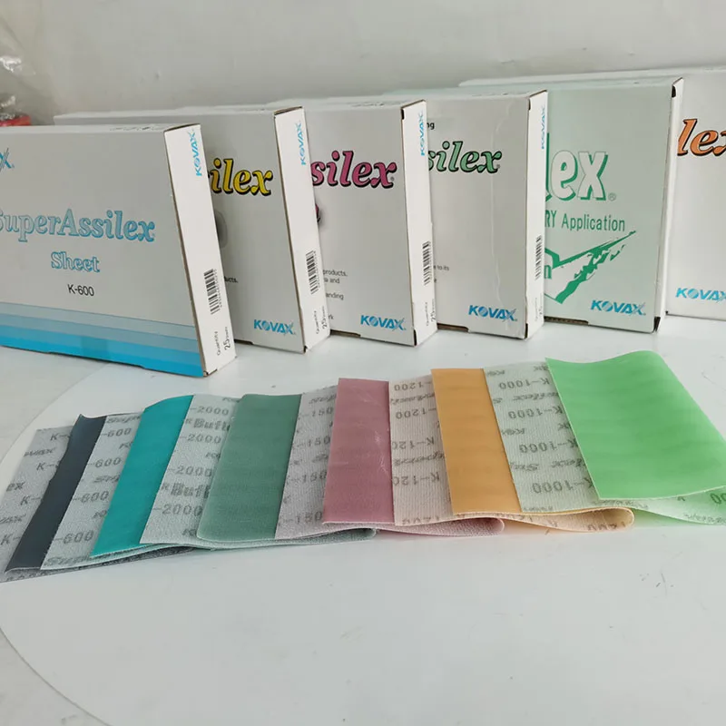KOVAX-line self-adhesive paper, surface paint, pulsed, float, grille 2000, fine arena 3000 for car paint 4