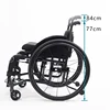 Universal DIY push handle push handle sports wheelchair push handle accessories manual wheelchair push handle 5