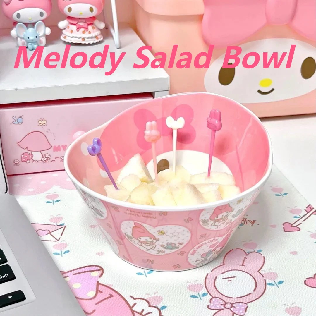 Kawaii Breakfast Cereal Bowl Sanrio Miniso Lunch Box Kawaii