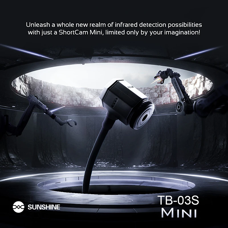 SUNSHIN TB-03SMINI TB-03S 적외선 급속 열화상 카메라, 고화질 열화상, 멀티 플랫폼 지지대