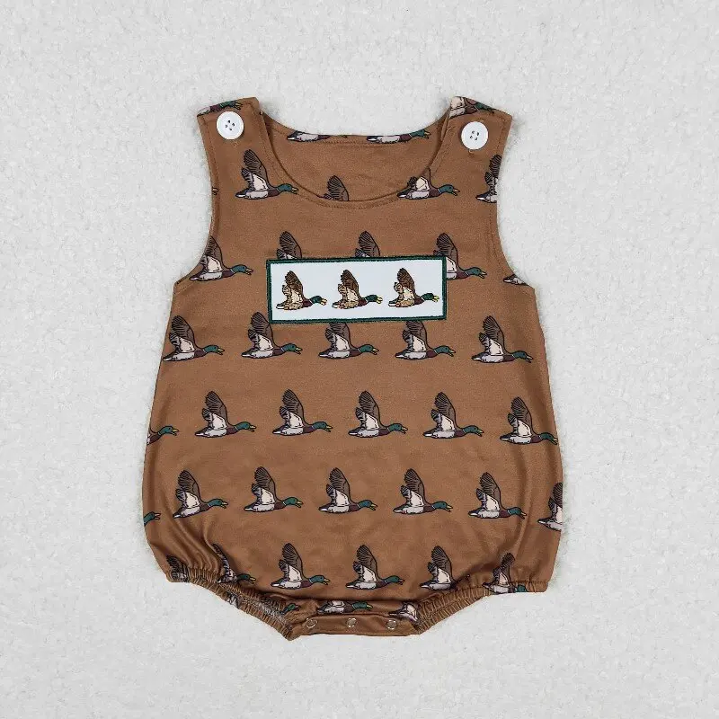 3.27y NEW stock baby summer girls romper wholesale boutique fishing float red bow blue vest rompers