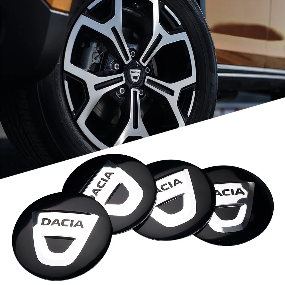 4Pcs Car Styling Wheel Hub Center Caps Stickers Rim Badge Cover