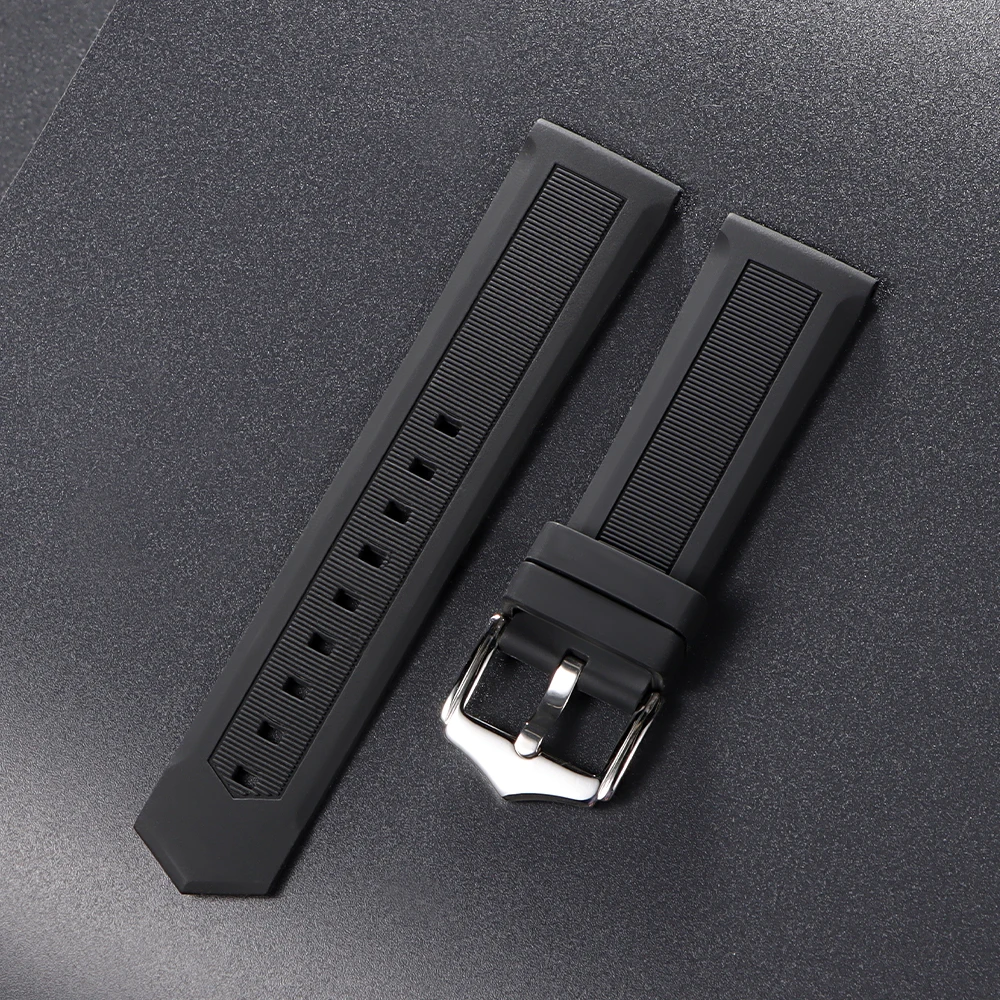 Silicone Universal Watch Band Strap - Sport Replacement Rubber Bracelet