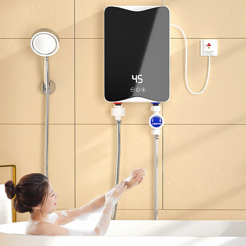3500W/5500W Instant Electric Water Heater Heater Bathroom Quick Hot Water  Machine Intelligent Constant Temperature Kitchen Washi - AliExpress