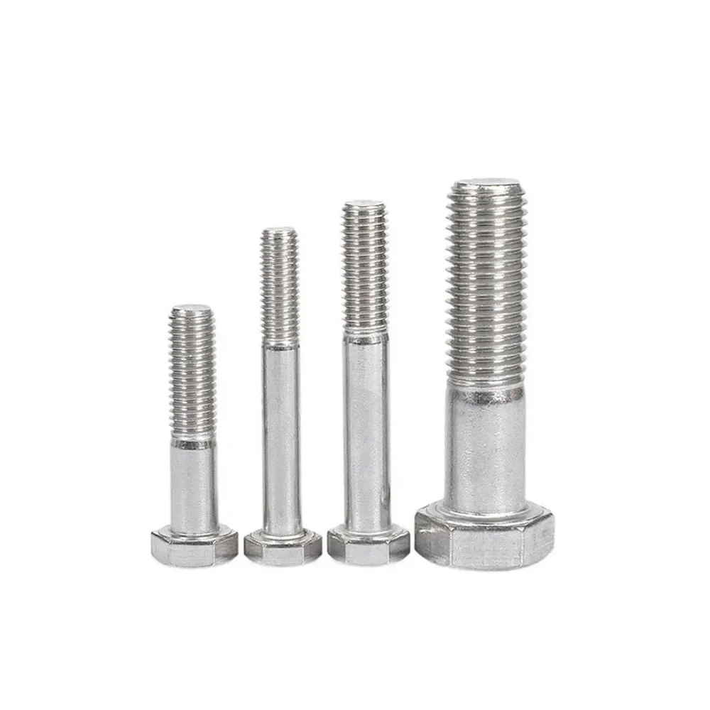 DIN931 A4-70 316 Stainless Steel Half Thread Hexagon Head Screw M6 M8 M10 M12 M14 M16 hexagon head screw stainless steel screws stainless steel screw