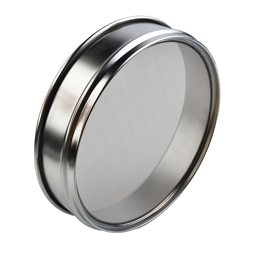 20cm Chrome Mesh Sieve for Sample Inspection 4 Mesh and 600 Mesh Stainless Steel Test Sieve for Laboratory and Industrial Use