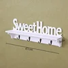 Sweet Home Wall Hooks Key Holder Storage Rack Shelf Kitchen Bathroom Organizer keys holder wall home key holder wall hook rack 2