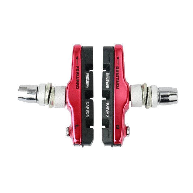 Carbon Rims V-Brake Blocks BMX Folding Bicycle Braking Pads Linear Pull Friction Wheel Brake Replaceable Inserts