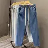 Loose Straight Leg Men's Jeans Casual Wide Leg Trousers Spring Autumn plus Size Spor Long Pants Guangzhou Thirteenth Fac
