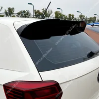 GTI Style Tail Wing Spoiler For Volkswagen Polo 6 MK6 2018-2021 2022-2025 Car Rear Roof Window Trunk Wings Lip Splitter Bodykits 4