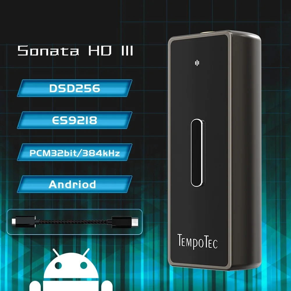 

Новый усилитель для наушников Sonata HD III USB Type C на 3,5 мм HiFi USB DAC для Android/ПК/MAC