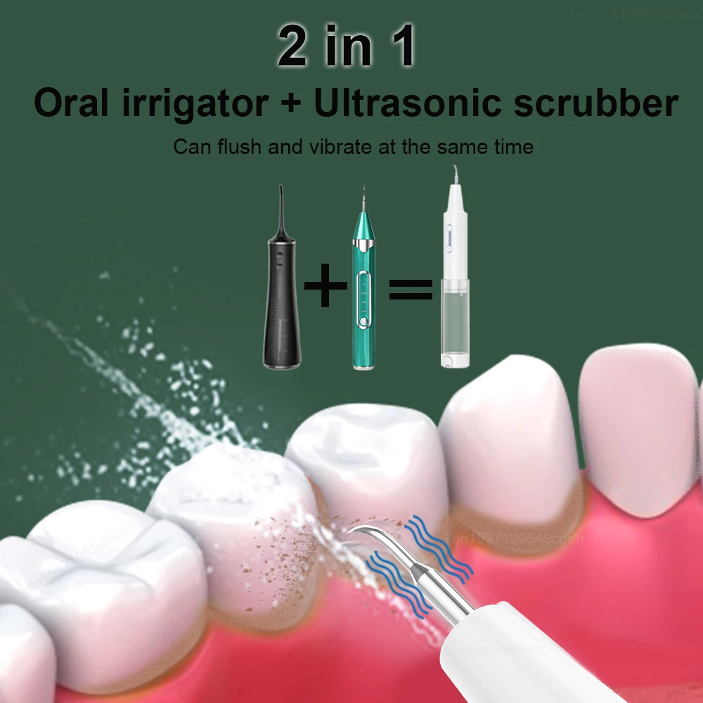 Irrigator Ultrasonic Water Purifier Dental Scaler Cleaner Teeth Tartar Eliminator Plaque Calculus Removal Ultrasound Scraper 3