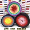 300g Segment Dyed Pure Cotton Yarn Gradient Cake Thread Lace Segment Dyed Thread Hand Weaving DIY Shawl Dresses Baby Sweaters 1