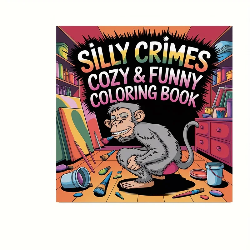 Adorable 28-Page Coloring Book for Adult Stress Relief and Relaxation
