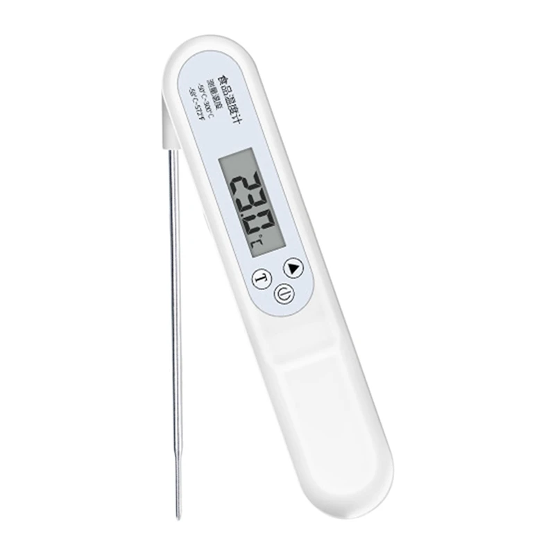 

Probe-Type Food Thermometer Baby Milk Thermometer Kitchen Baking Thermometer High Accuracy Folding Baby Bath Thermometer