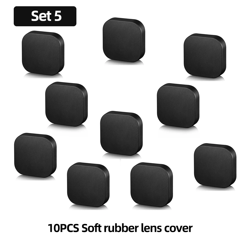 QIUNIU 2 Set Copriobiettivo per GoPro Hero 9 10 11 12 13