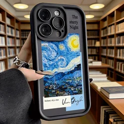 Van Gogh Starry Night Shockproof Art TPU Case - Anti - Fall Protective Back Cover for Redmi 9C (Black DQMYTYCDD)