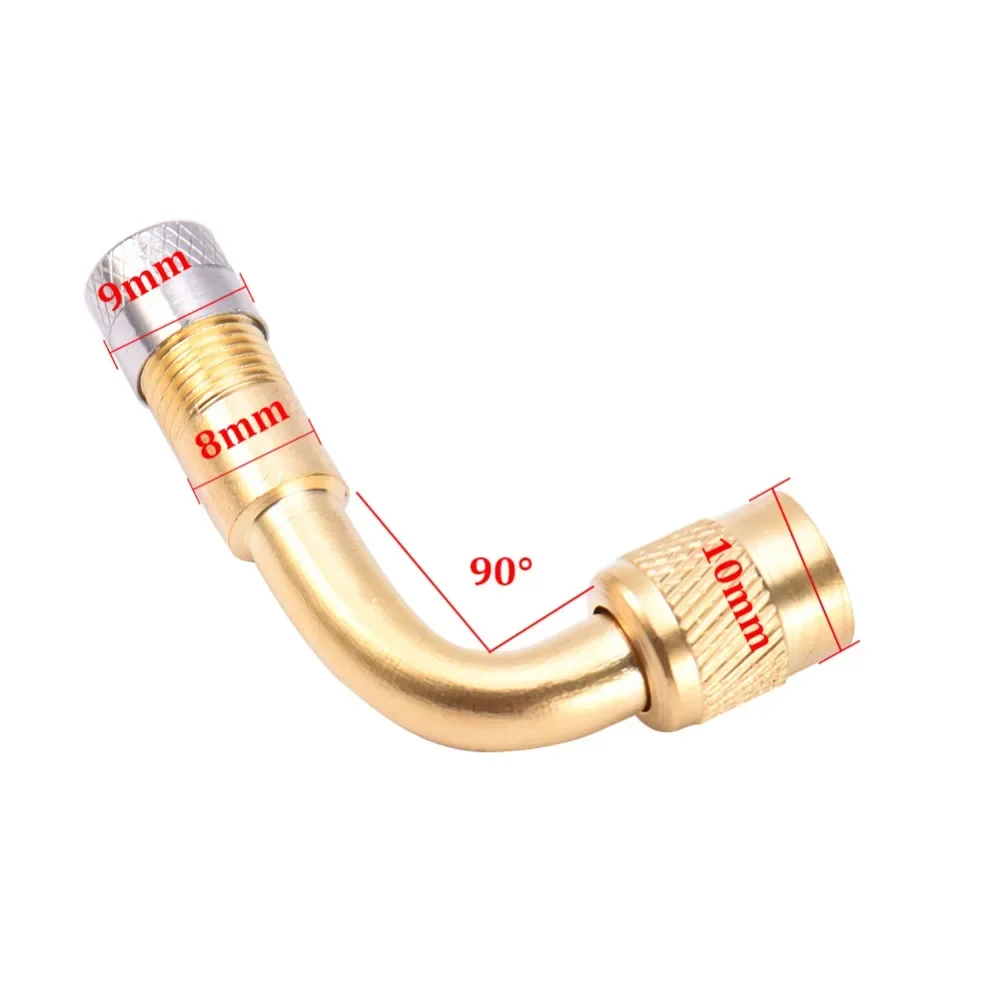 Motorcycle 45 90 135 Degree Angle Bent Valve Adaptor Tyre Tube Valve Extension Adapter 2Pcs for Truck Car Moto Bike valve adapter