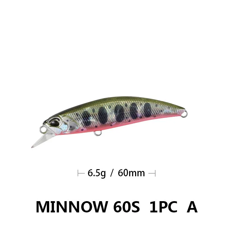 Sinking Minnow Fishing Bait 6cm 6.5g Wobbler 60s Jerkbait Sea Fishing Lure Artificial Crankbaits Fishing Bionic Decoy Bass Bait
