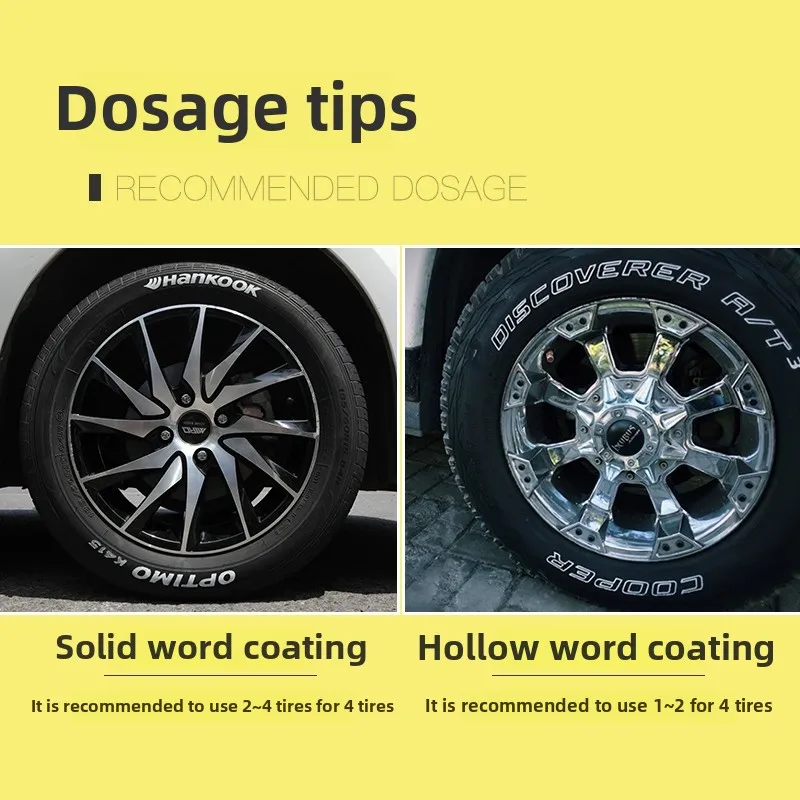 Car tire graffiti decoration letter note number paint pen white spray paint color waterproof not fading