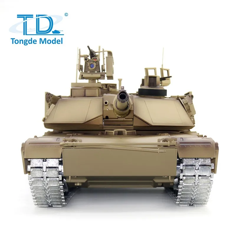 1/16 스케일 RTR 통데 RC 탱크 팬저 M1A2 SEP V2 에이브람스 무선 조종 BB 배틀 탱크 메탈 트랙 락암 모델 TH23304