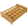 Wine Glass Rack Whiskey Glasses Organizer Display Stand Wood Cup Holder Cups Multi-slots Shot 3