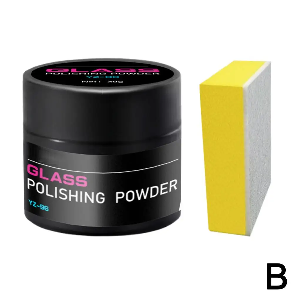 30g Glass Polishing Cerium Oxide Powder Car Window Polish Powder Mirrors Composite Remove Repair Tool Glass Rare Y7F2