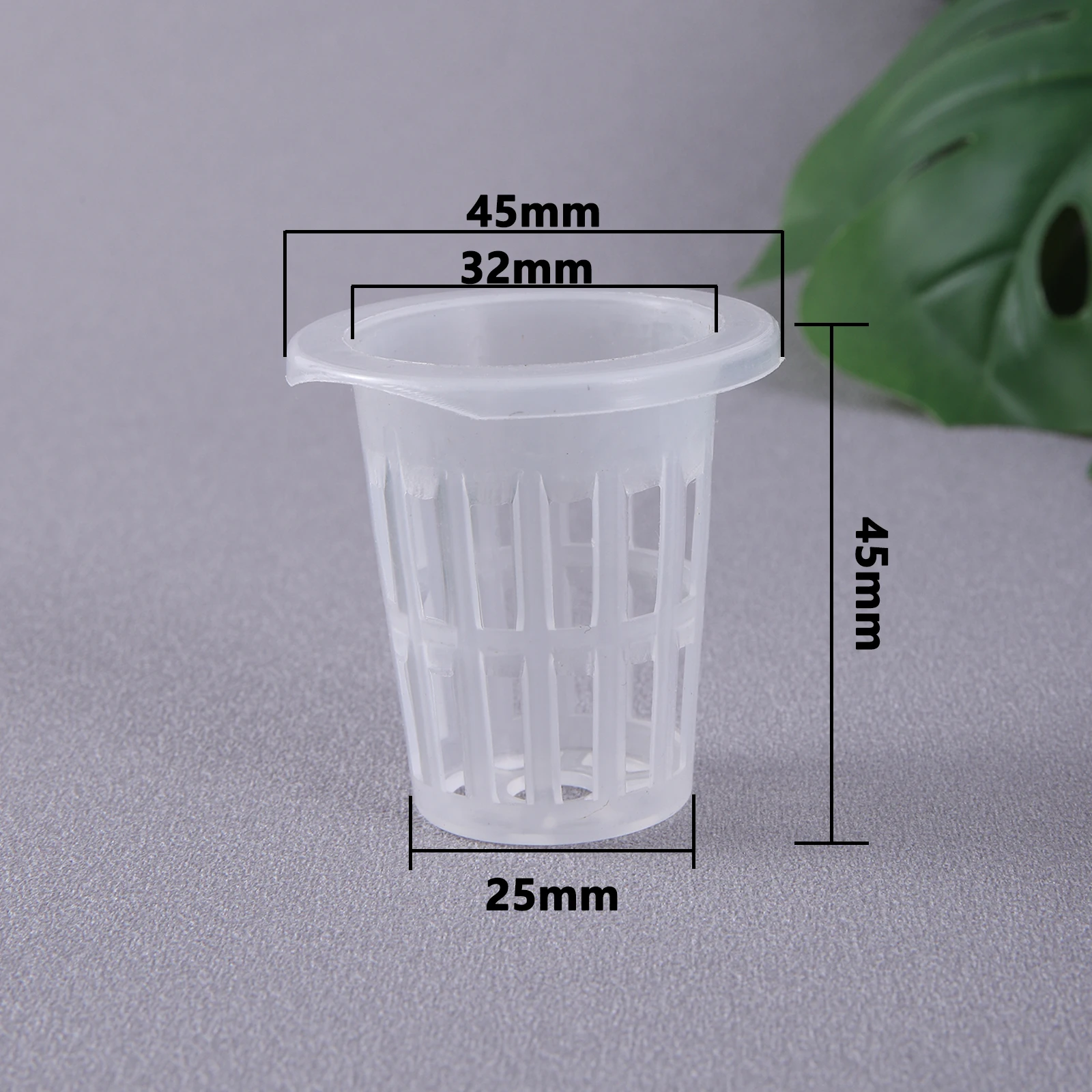 Nursery Pots Plant Propagation Pots Hydroponic Plant Pots 20/50Pcs Hydroponic Planting Basket Soilless Cultivation Net Pots Plant Vegetable Growing Nursery Cup Sponge Fixator Container