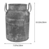 Metal Milk Jug Planter Child Water Pitcher Decorative Rustic Vase Galvanized Sheet Flower Pot 4