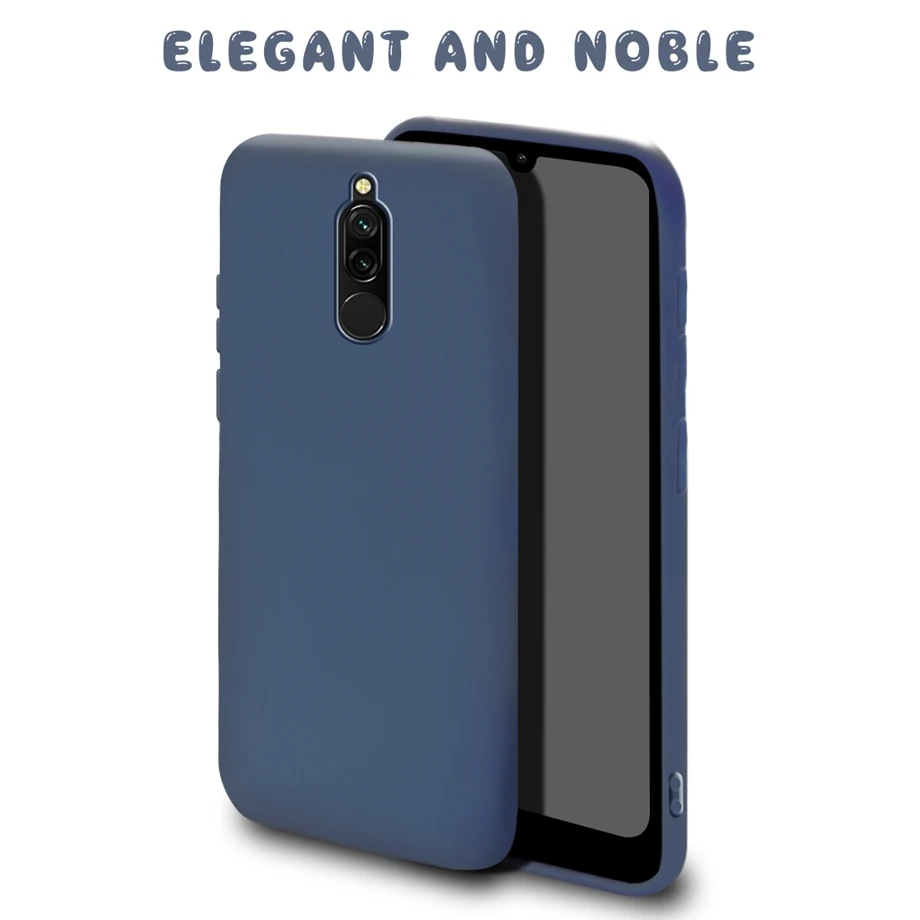 Sleek Matte Candy Color Soft Silicone Cover - Protective TPU Case