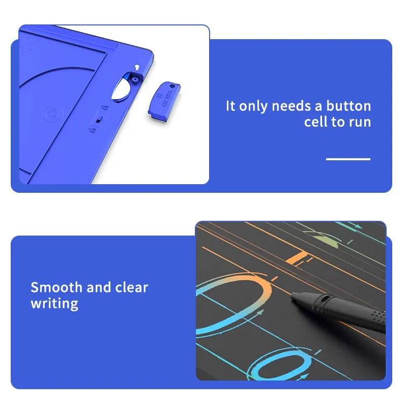 LCD Writing Tablet 8.8 Inch Kids Drawing Learning Games Portable Color Electronic Graphic Board Birthday Gift For Child