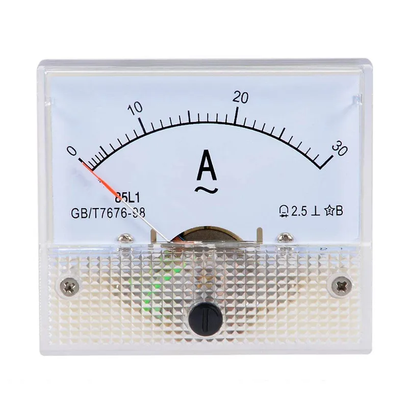 

1PC 85L1 AC 1A 2A 3A 5A 15A10A 20A 30A 50A Ammeter Analog Ampere Current Test Meter