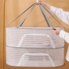 4 Layer Fish Hanging Basket Removable Fine-Grained Grid for Flowers Buds Plants Organizer Drying for Fish/Vegetables/Fruit/Herbs 1