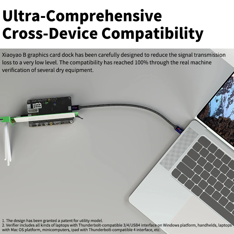 Thunderbolt Graphic Card Adapter For Laptop UT3G External Graphics
