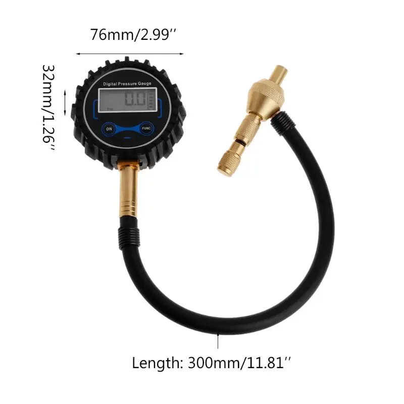 

Digital Tire Pressure Gauge for 4X4 Large Offroad Tires High Accuracy Durable