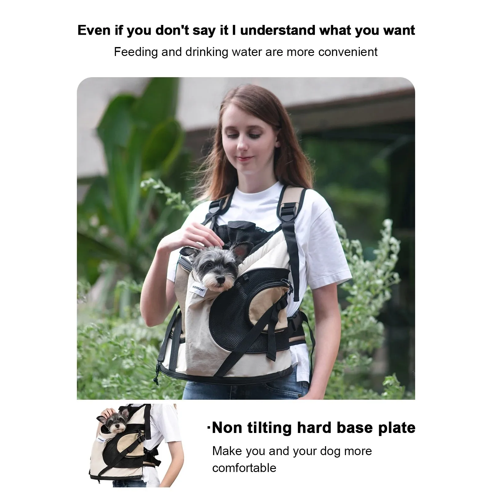 Puppy Kitten Travel Chest Sling Bag Pet Front Cat Dog Carrier Breathable Canvas Portable Backpack Cross Shoulder Strap