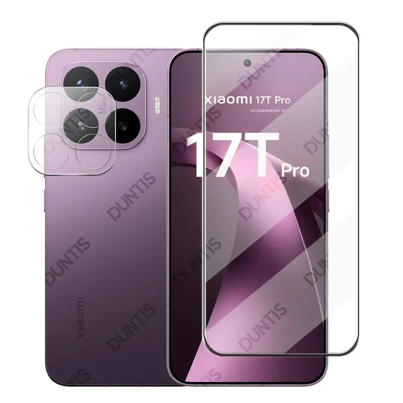 9H Tempered Glass for Xiaomi 17T / 17T Pro 2.5D Screen Protector & HD Back Camera Lens Film Anti-Scratch Protective Accessories - Image 7